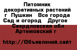 Питомник декоративных растений г. Пушкин - Все города Сад и огород » Другое   . Свердловская обл.,Артемовский г.